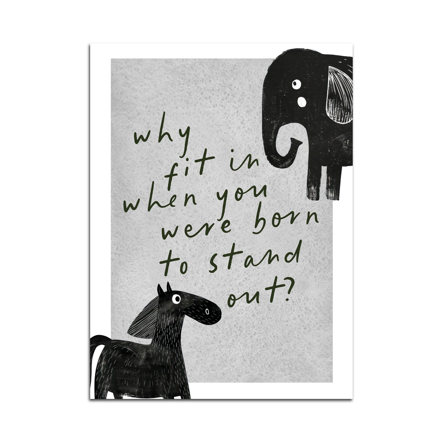 Dr. Seuss 'Why fit in when you were born to stand out'
