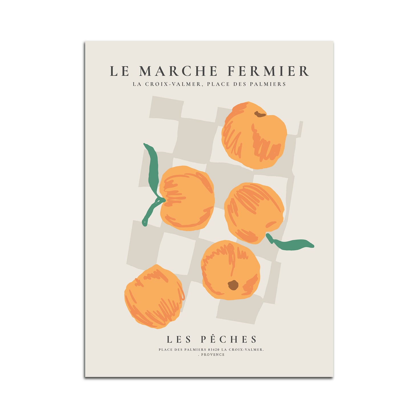 Le Marche Fermier - (Farmer's Market) - Les peches