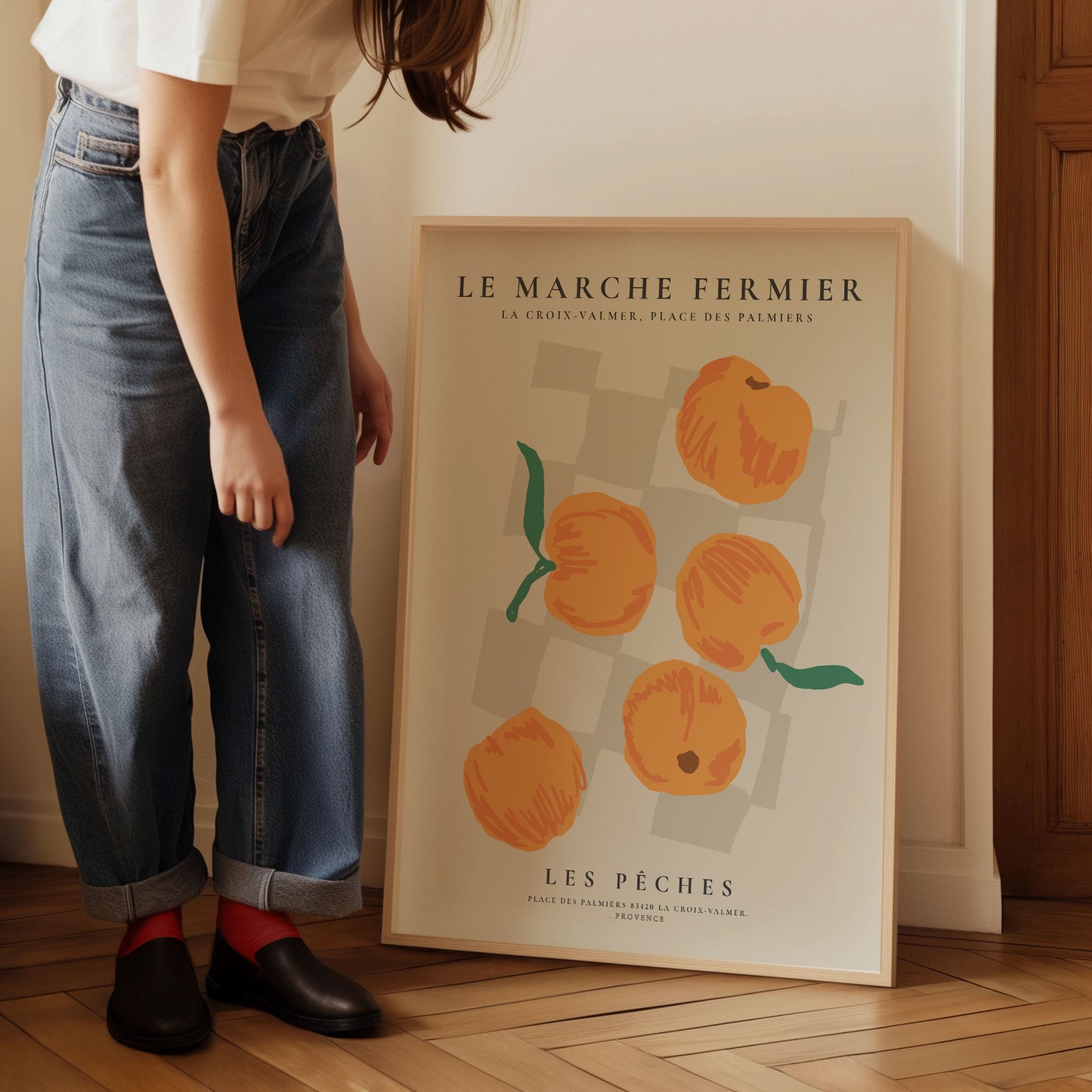 Le Marche Fermier - (Farmer's Market) - Les peches