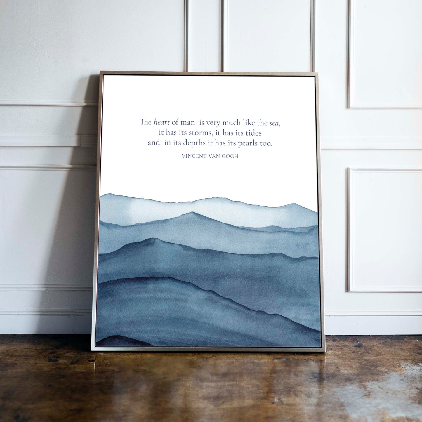 Vincent Van Gogh 'The heart of man' Quote