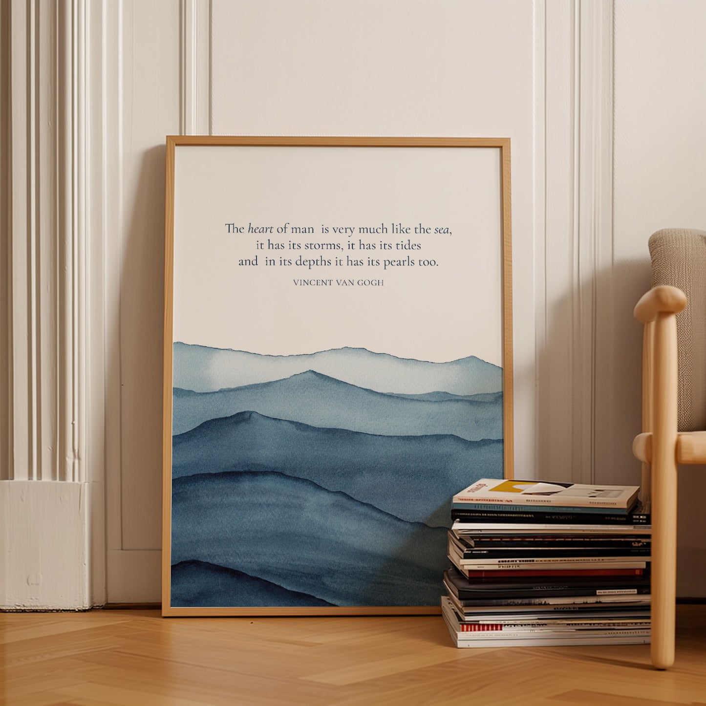 Vincent Van Gogh 'The heart of man' Quote