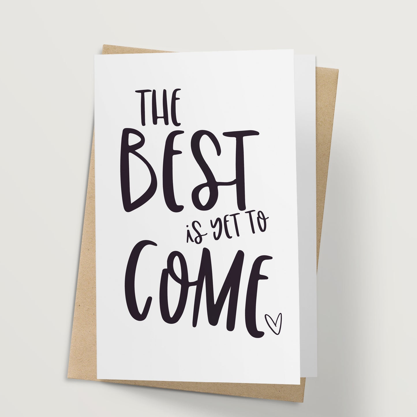 The best is yet to come white