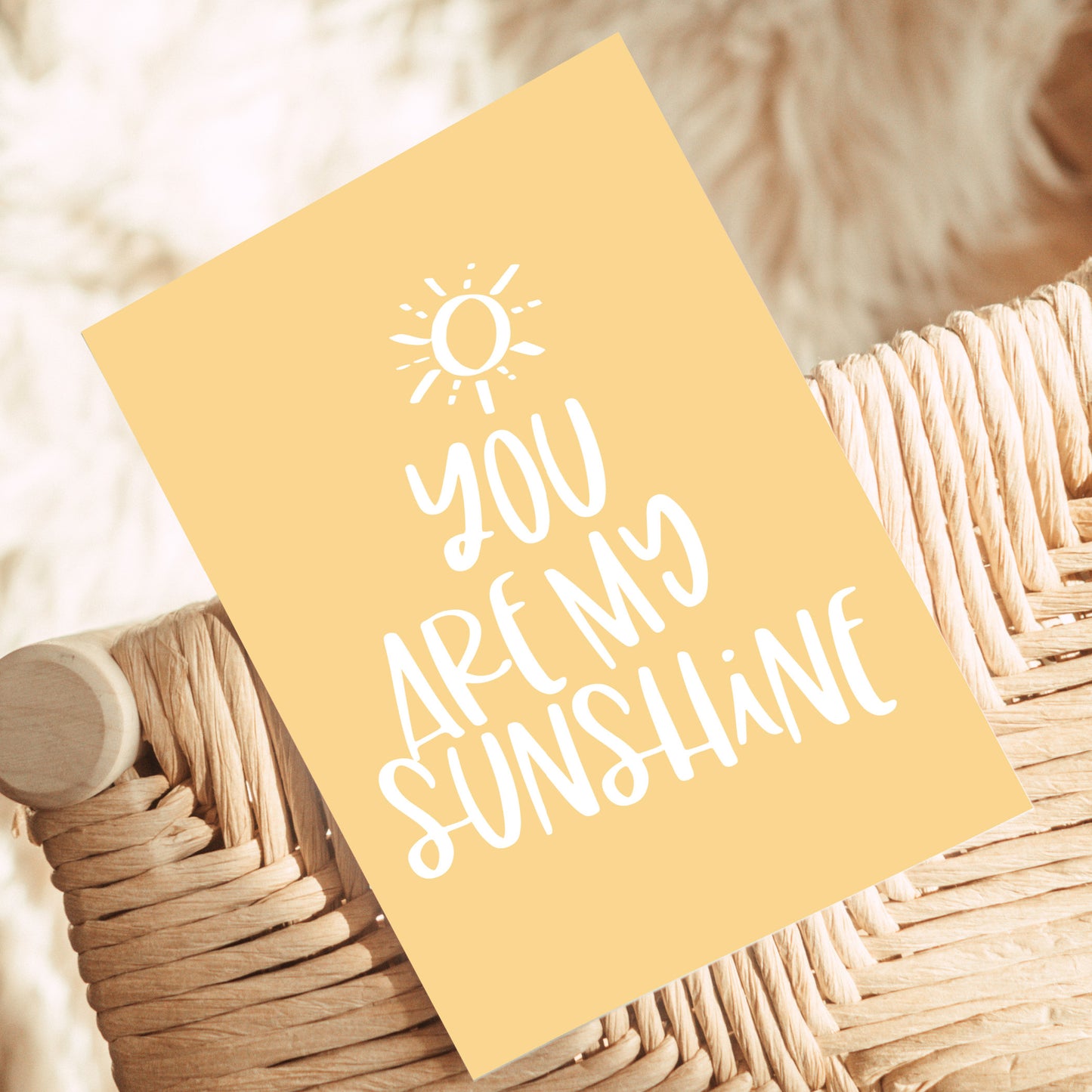 You are my sunshine