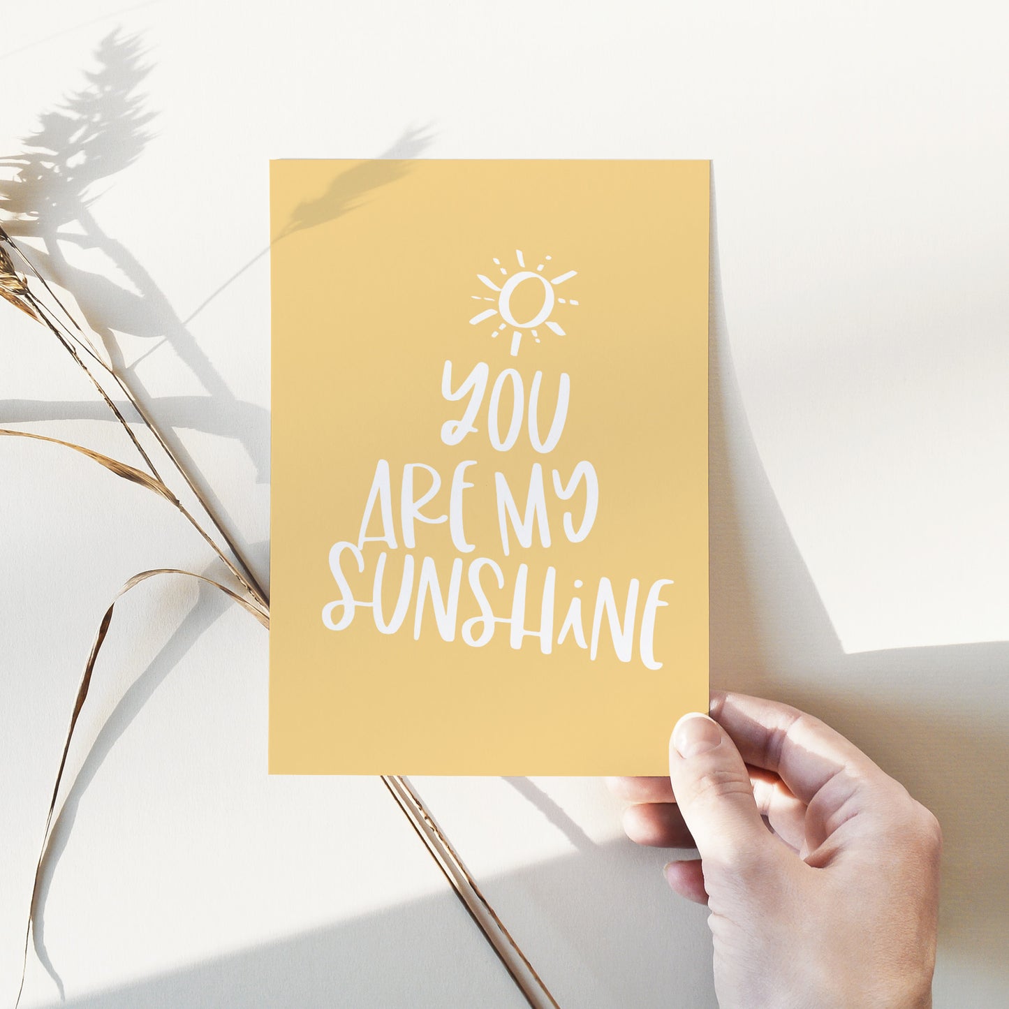You are my sunshine