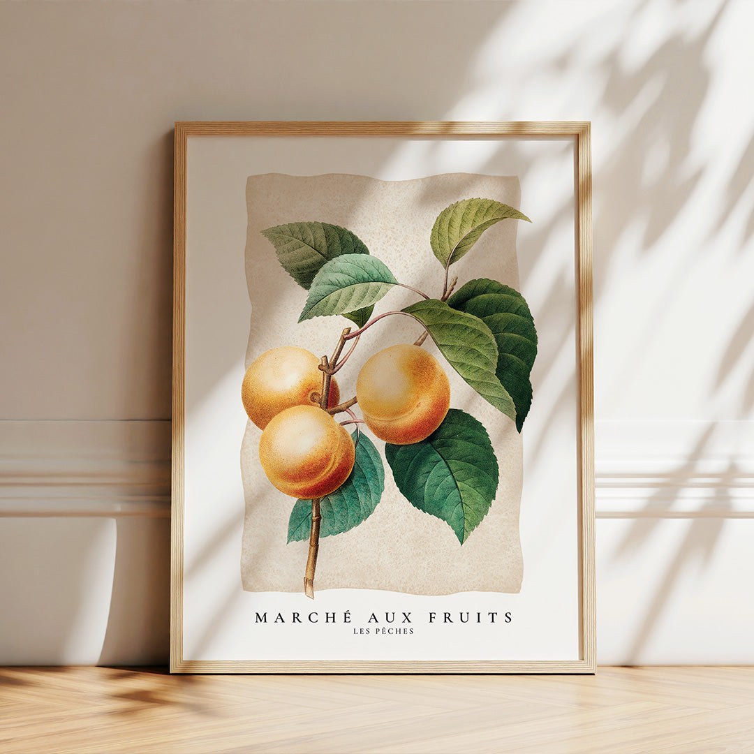 Marché aux Fruits - Les pêches