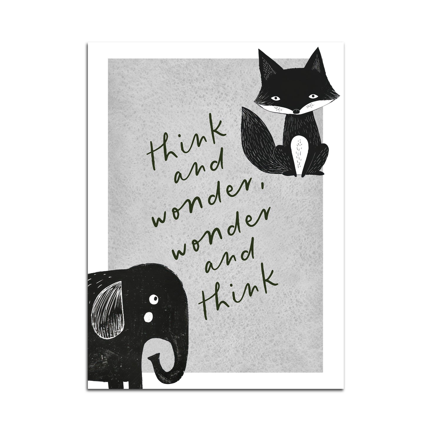 Dr. Seuss Think and wonder. Wonder and think