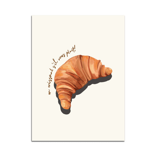 Un croissant s'il vous plait