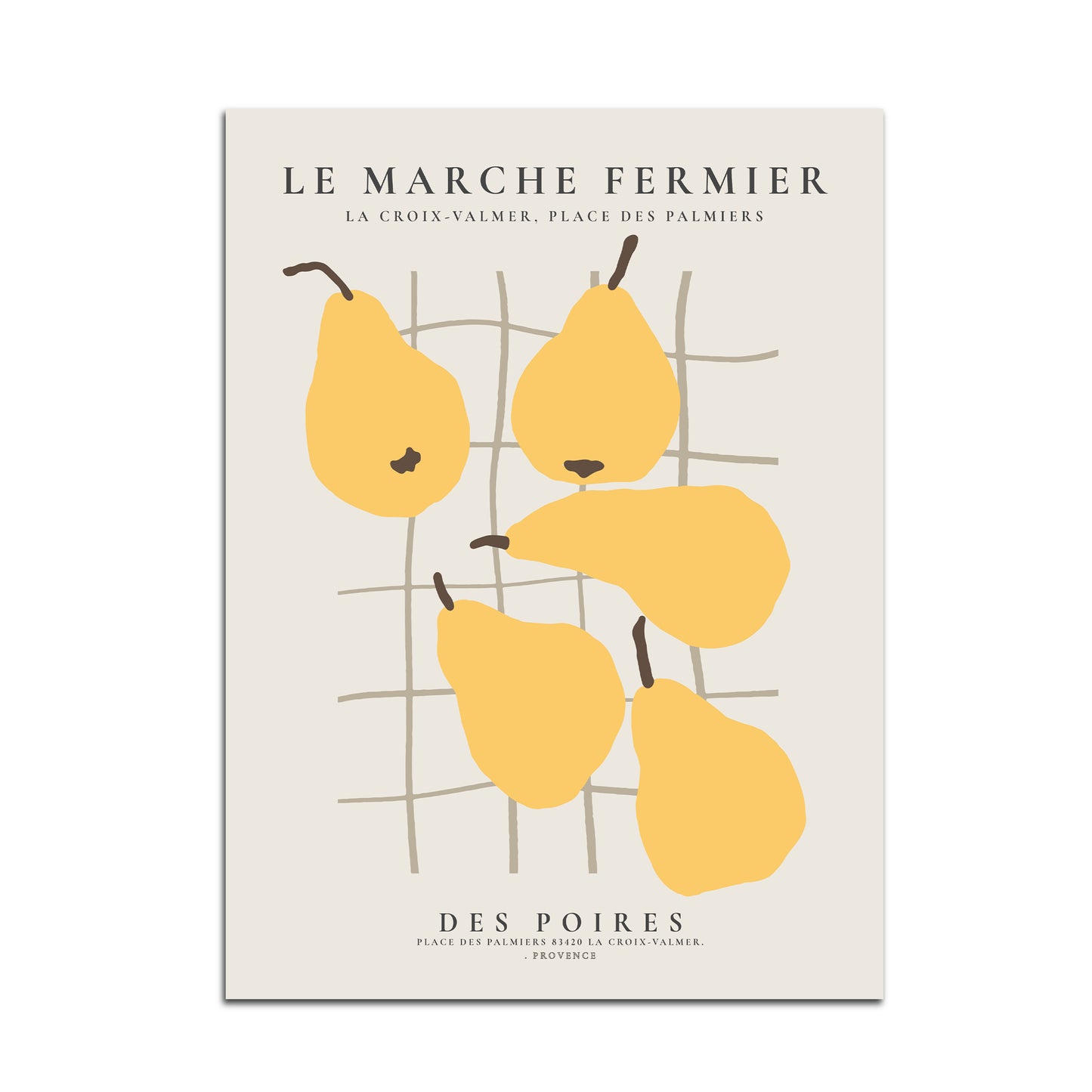Le Marche Fermier - (Farmer's Market) - Des Poires