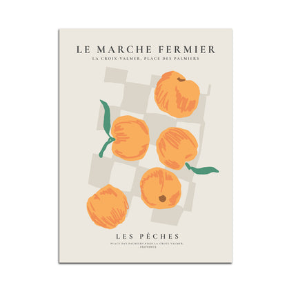 Le Marche Fermier - (Farmer's Market) - Les peches