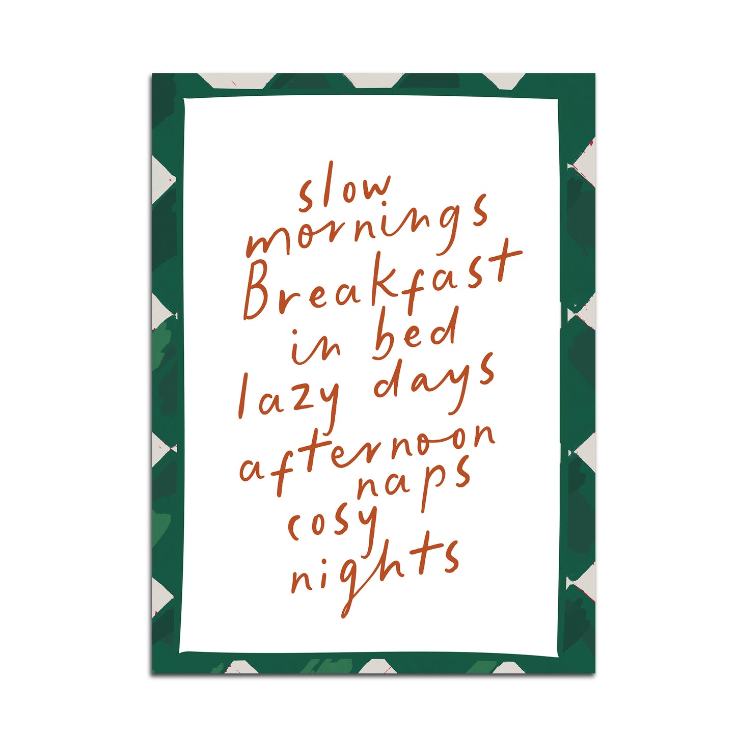Life simple pleasures poster