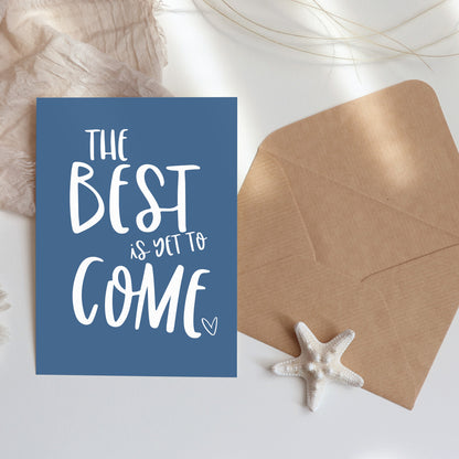 The best is yet to come navy