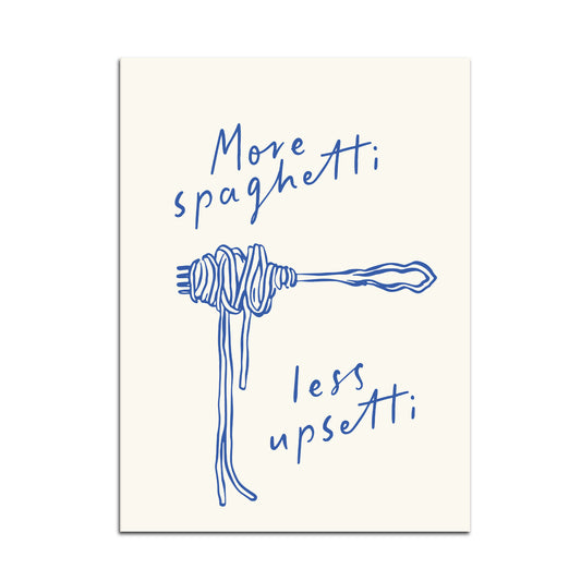 More spaghetti less upsetti!